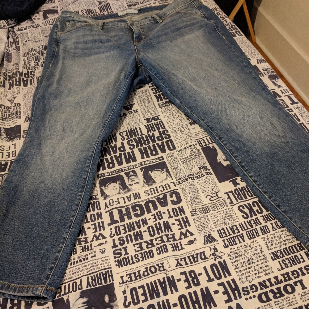 Torrid Cropped Ankle skinny jeans